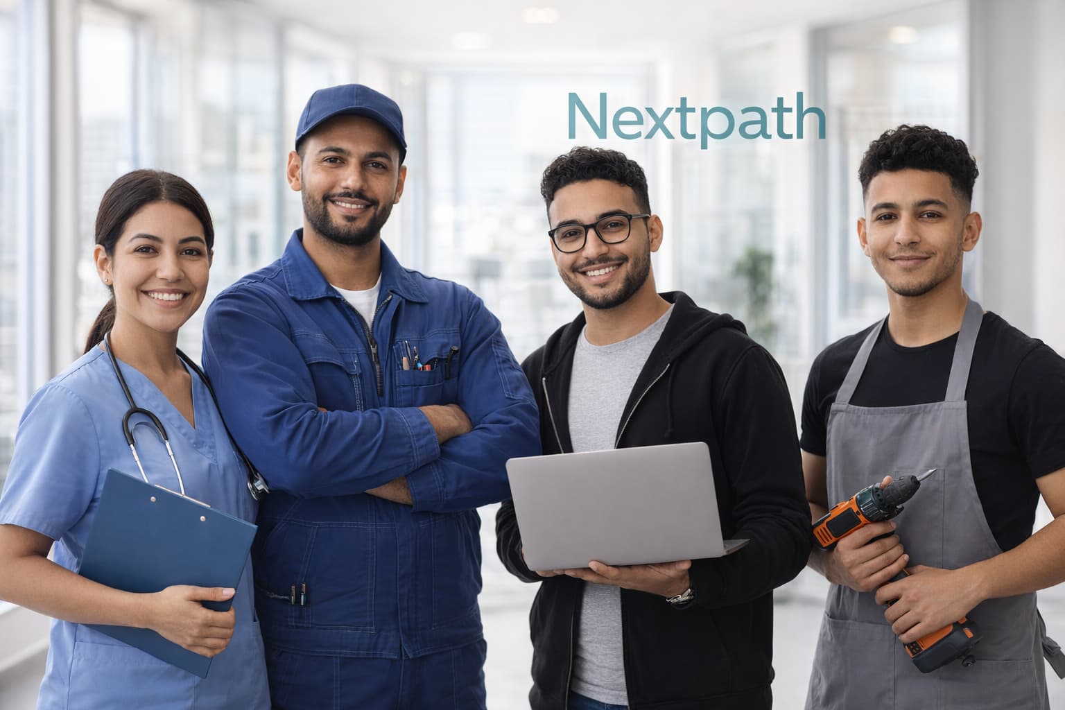 Tunesische und nordafrikanische Fachkräfte und Azubis aus verschiedenen Branchen – vermittelt durch Nextpath