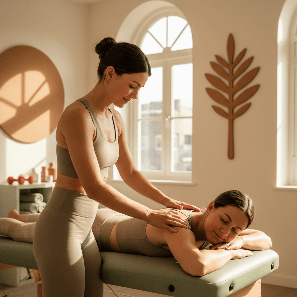 Therapeutin bei Behandlung