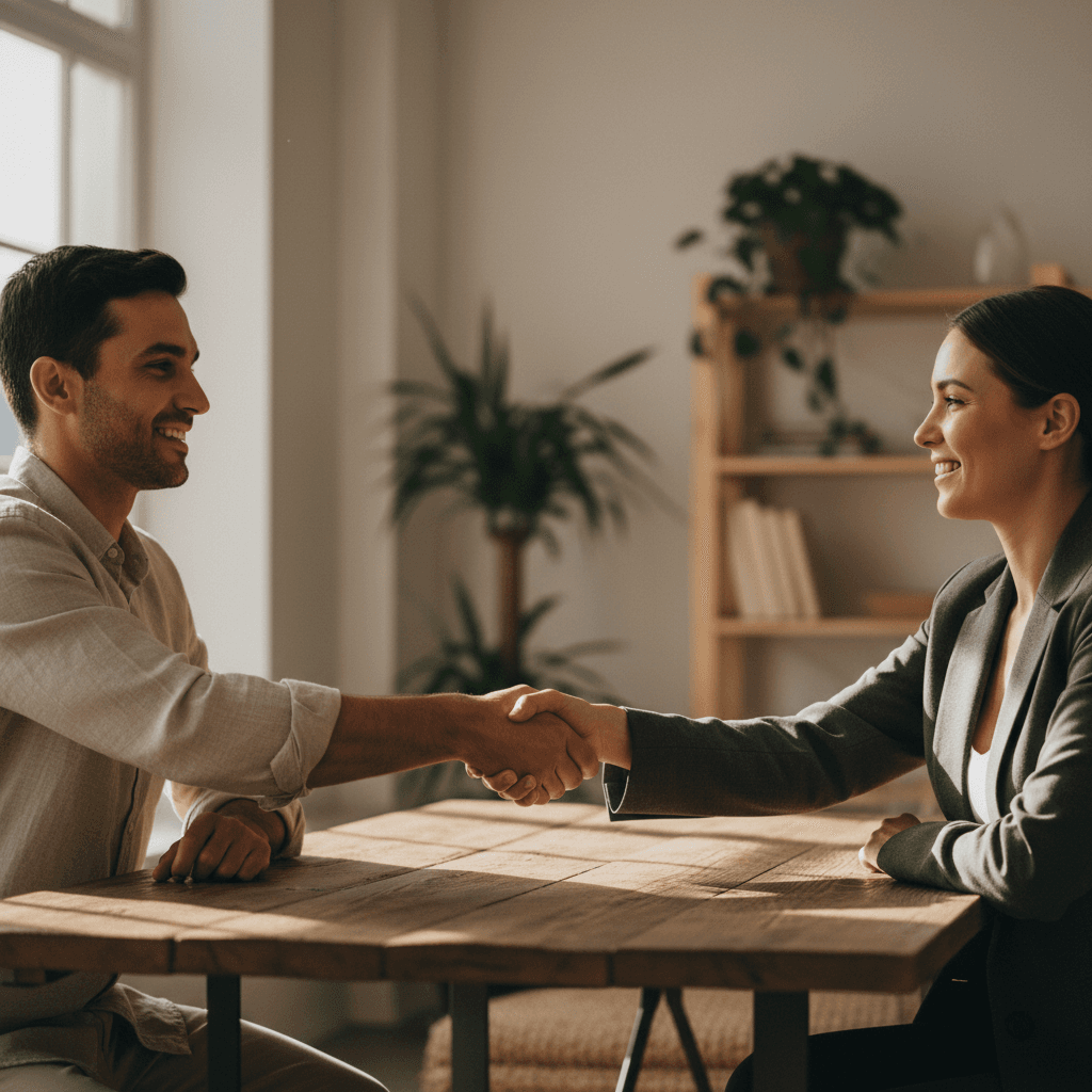 Sichere Vermittlung und Vertragsabschluss