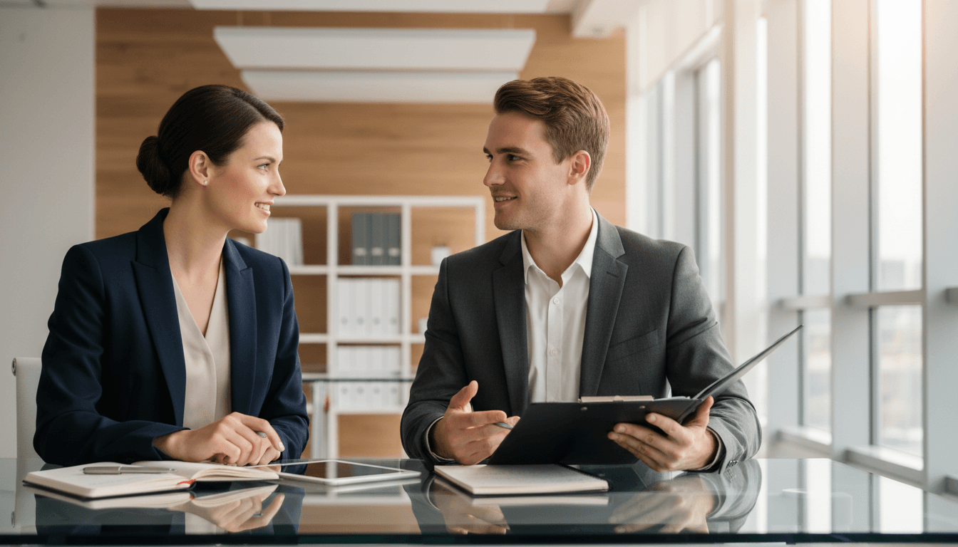 Zwei Fachleute im Gespräch über Personalvermittlung und Kandidatenauswahl