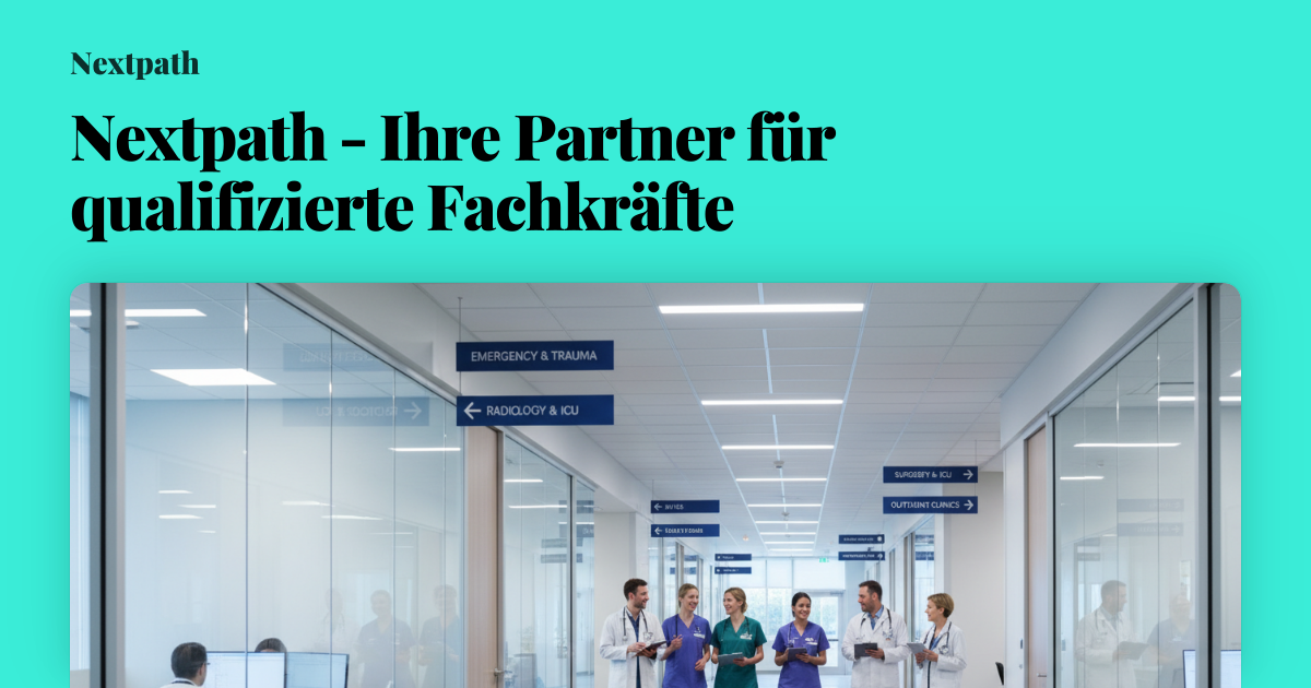 Nextpath - Ihre Partner für qualifizierte Fachkräfte